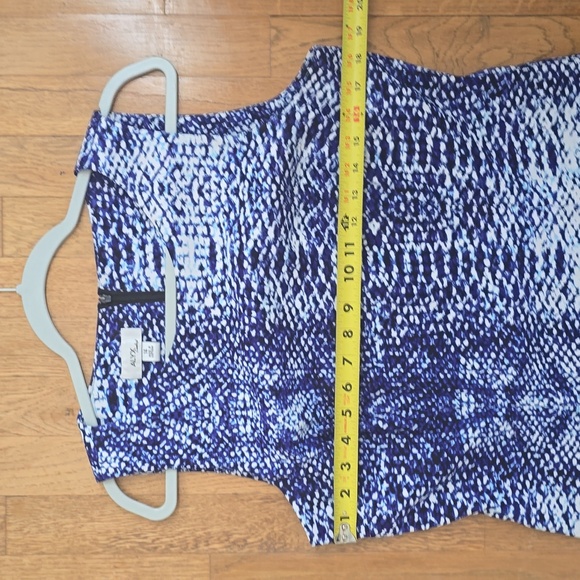 ALYX LIMITED BRAND WOMEN'S BLUE & WHITE SLEEVELESS SUMMER DRESS SIZE 14 - Picture 9 of 14